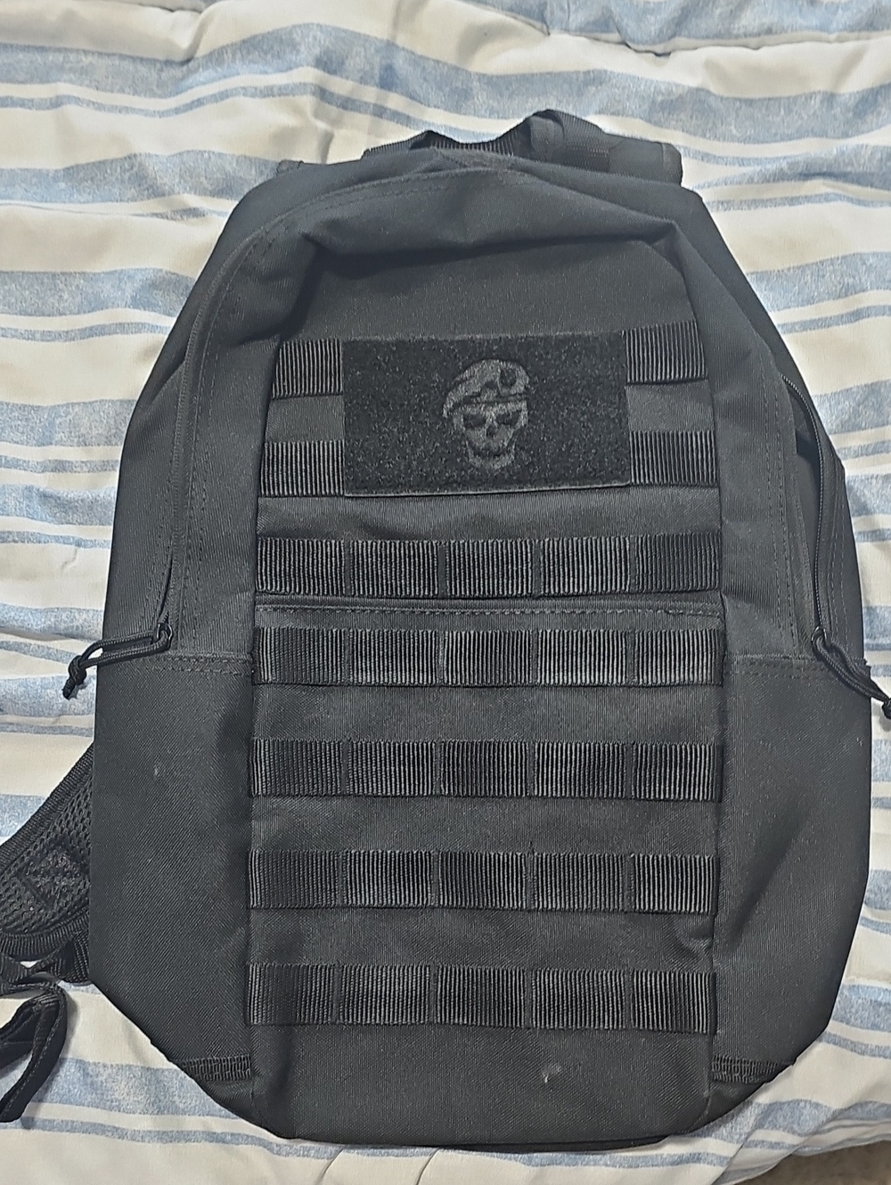 Men's Tactical Black Backpack - Durable Everyday Carry